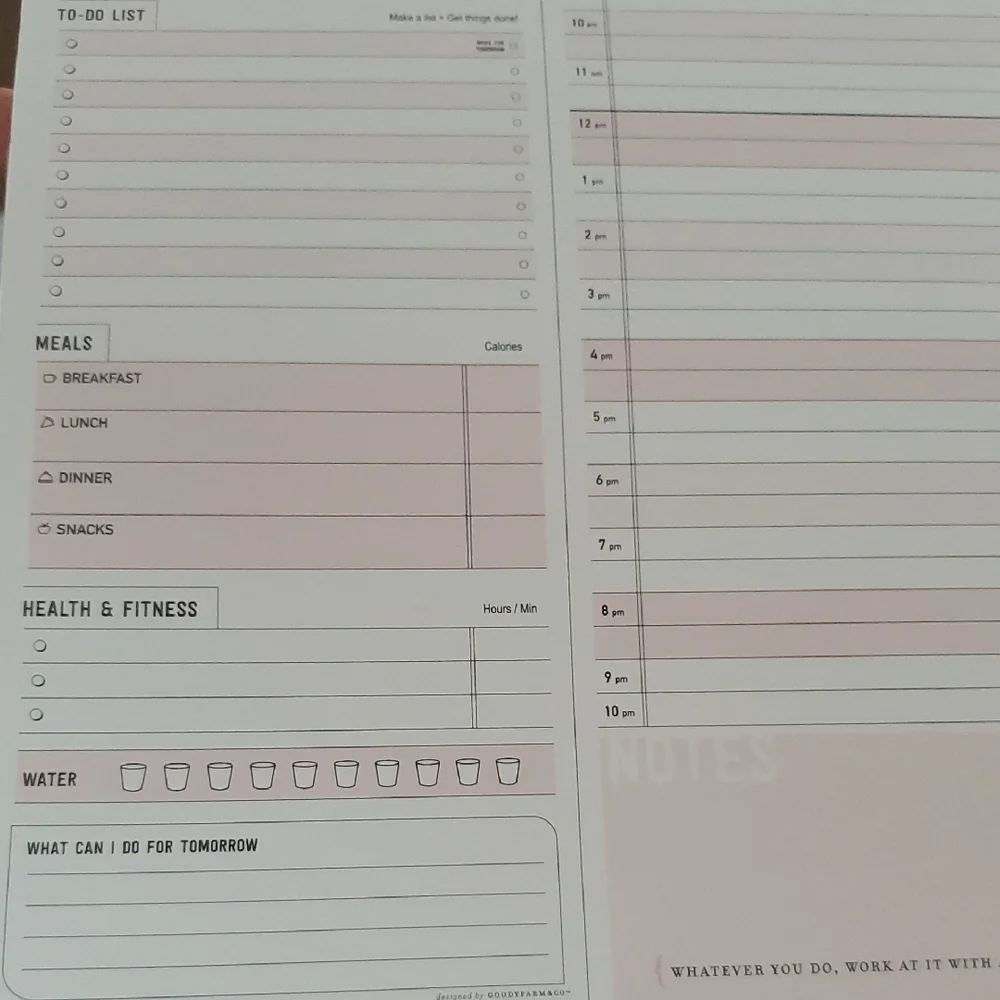 ⭐️Host Pick 2025⭐️Stay Focused Daily Planner Pad